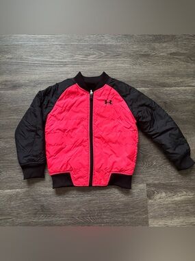 Under Armour Hot Pink and Black Quilted Jacket